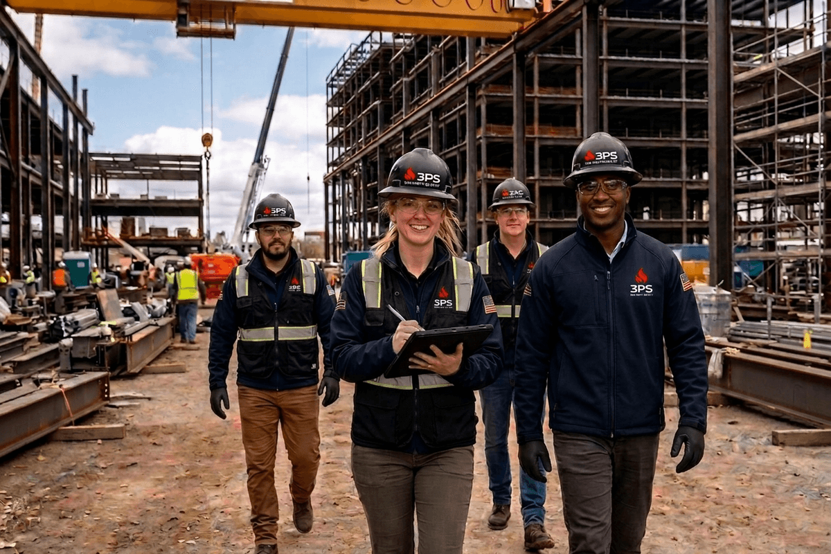 3rd Party Safety crew on the jobsite